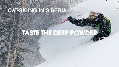 Cat-skiing in Siberia